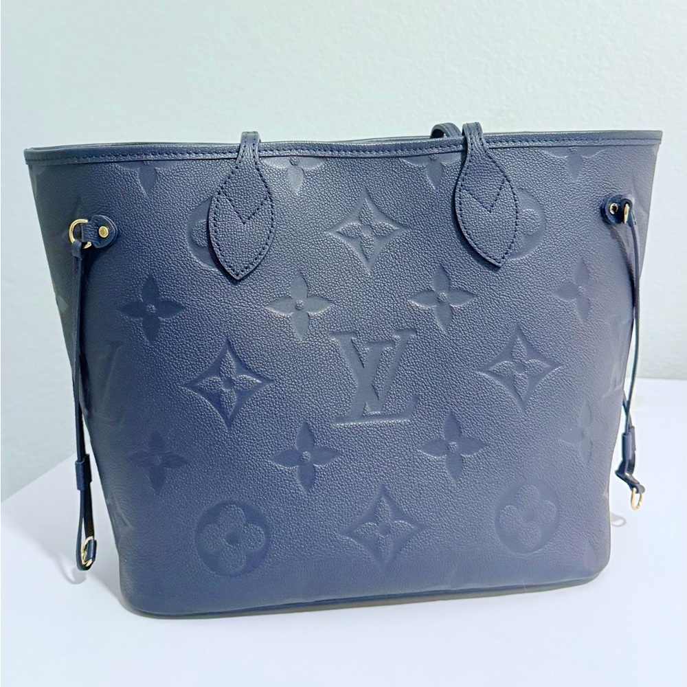 Louis Vuitton Blue Monogram Tote Bag